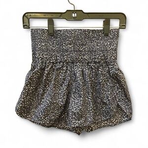 FP Movement by Free People High Waist Shorts in Black and Gray